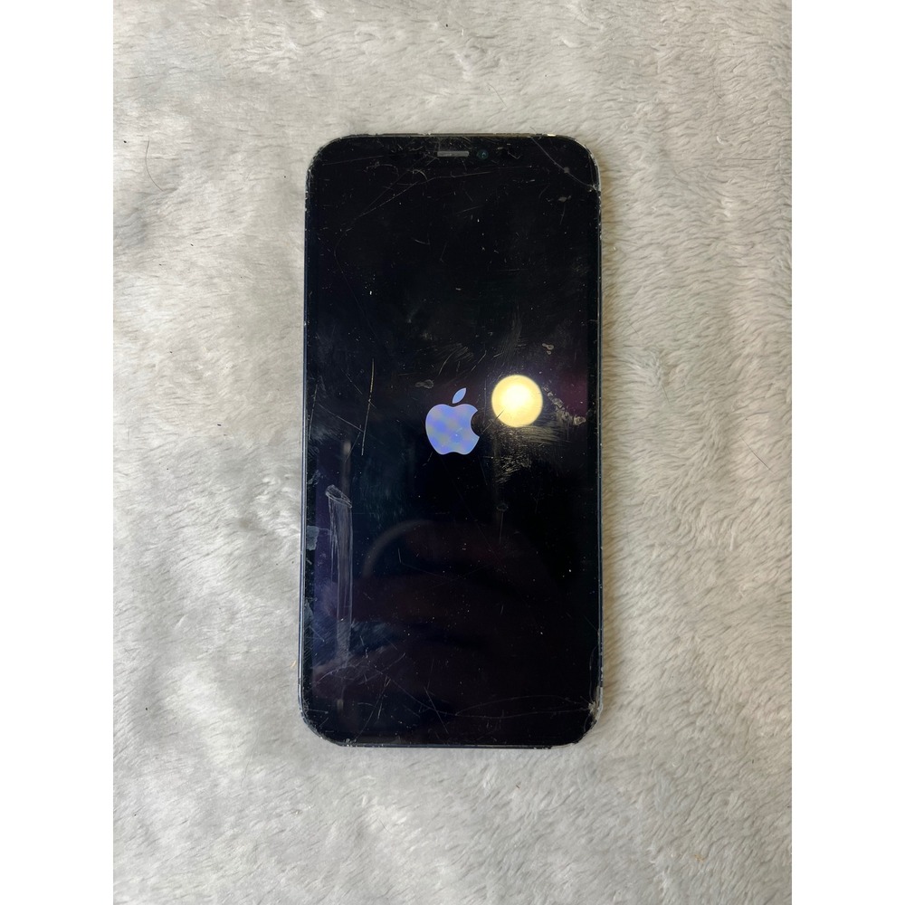 Apple iPhone 12 Smartphone Cracked Front Back Glass Black